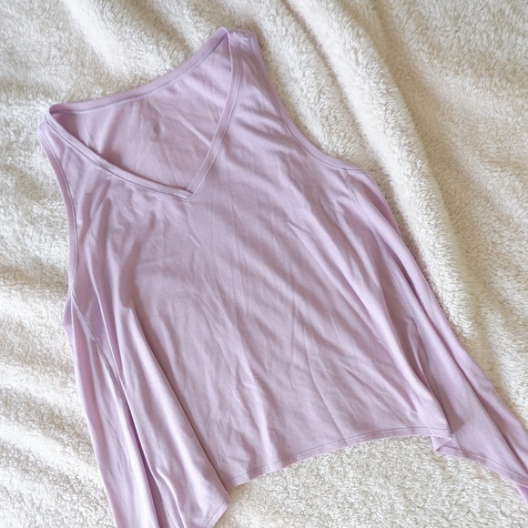 lululemon watch me flip tank / heathered lilac quartz / size 2 - Picture 1 of 5